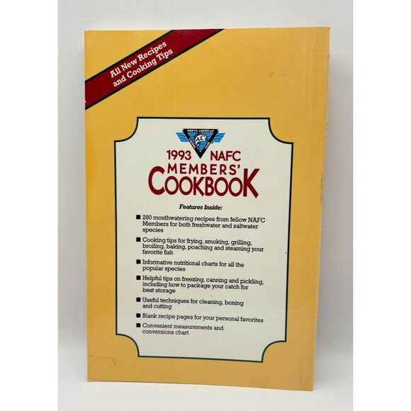1993 NAFC Members Cookbook Fish Recipes Preservation North American Fishing Club - Picture 7 of 10